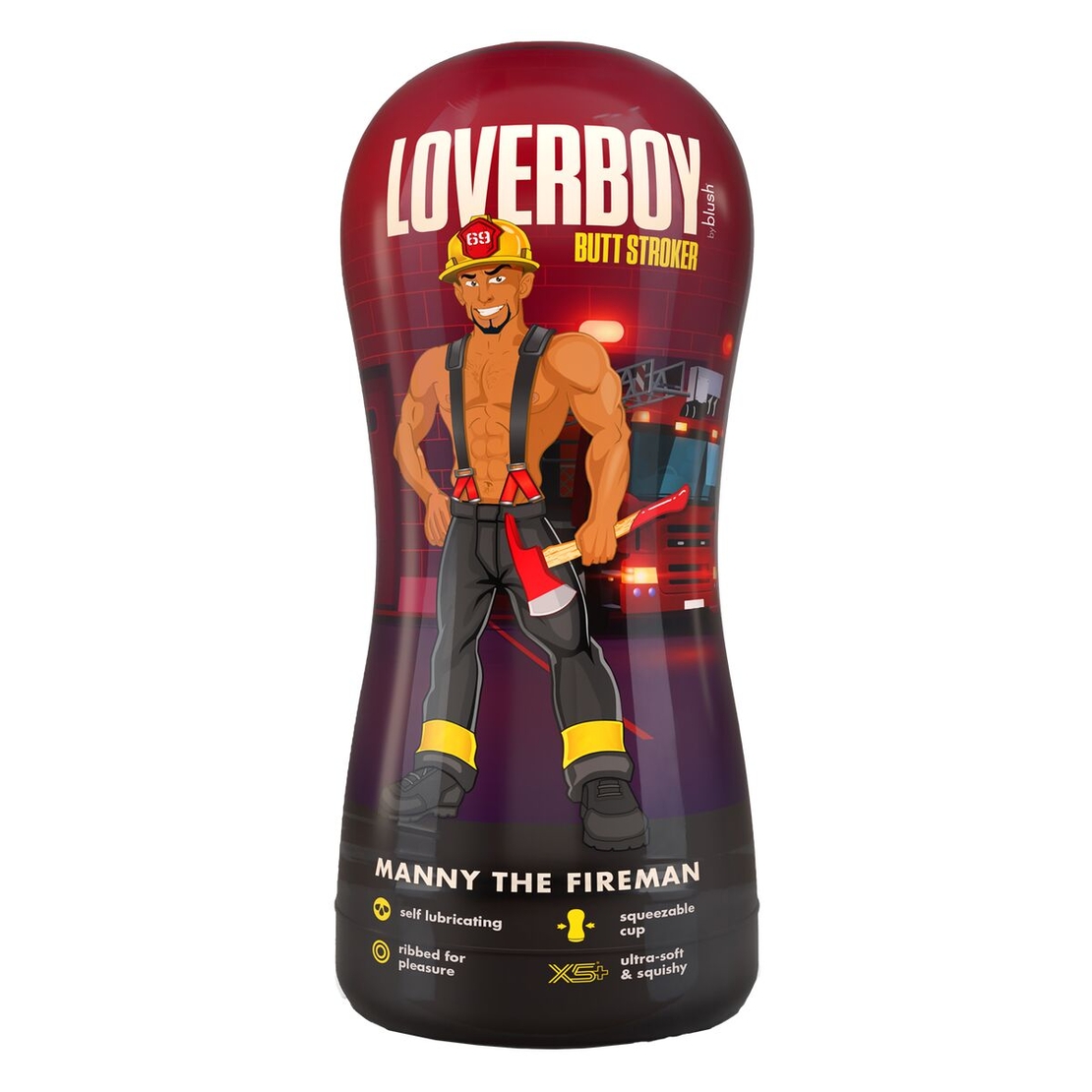 Мъжки мастурбатор Loverboy Blush Brown-Кафяв