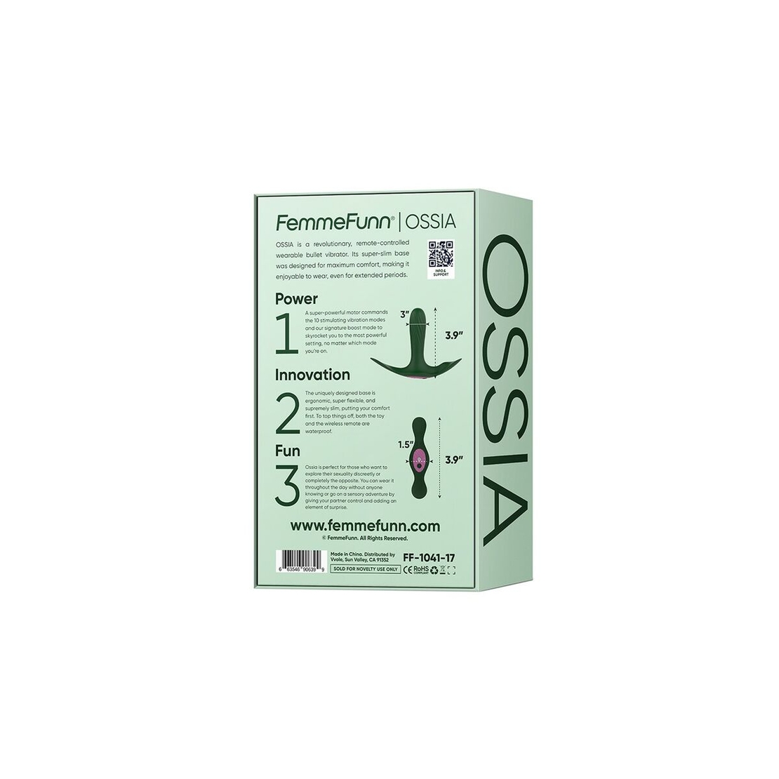 Вибратор LibidoJelly FemmeFunn Зелен