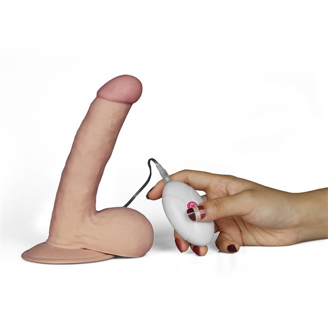 Дилдо LOVETOY Ultra Soft Dude с вибрация 7.5