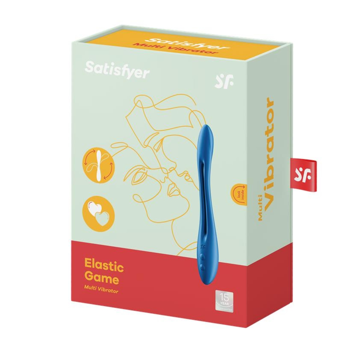 SATISFYER Elastic Game Гъвкав вибратор Тъмно син