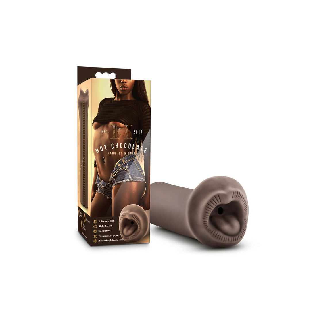 Blush Hot Chocolate Brown Мъжки мастурбатор Кафяв