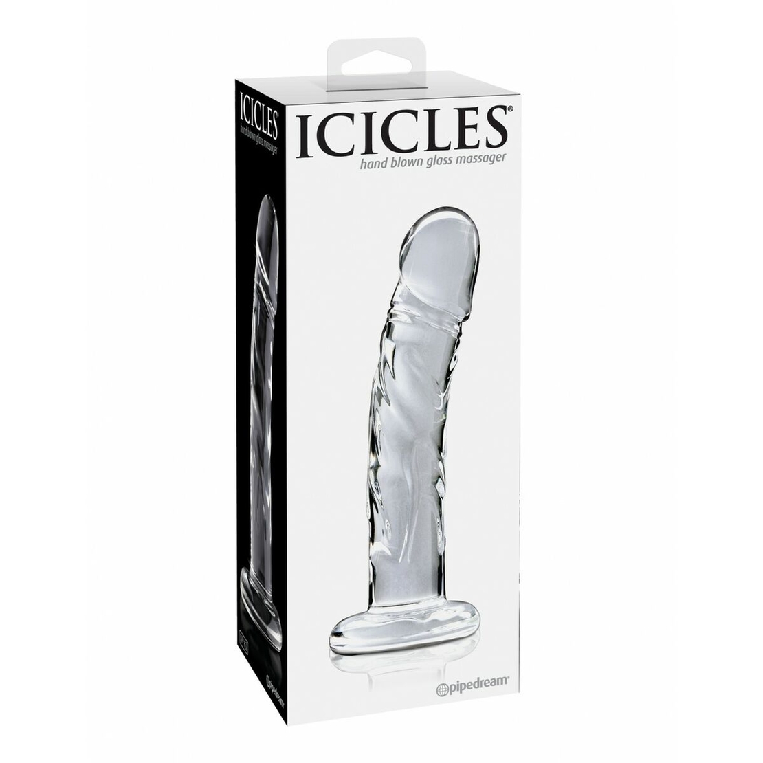 Стъклено прозрачно дилдо Pipedream Icicles