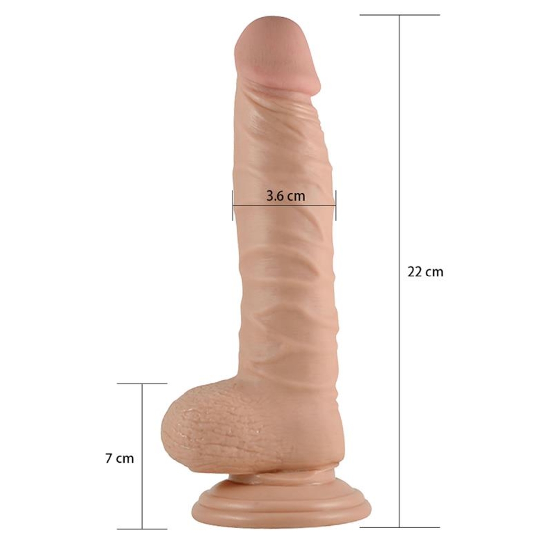 Дилдо LOVETOY Real Extreme 8.5