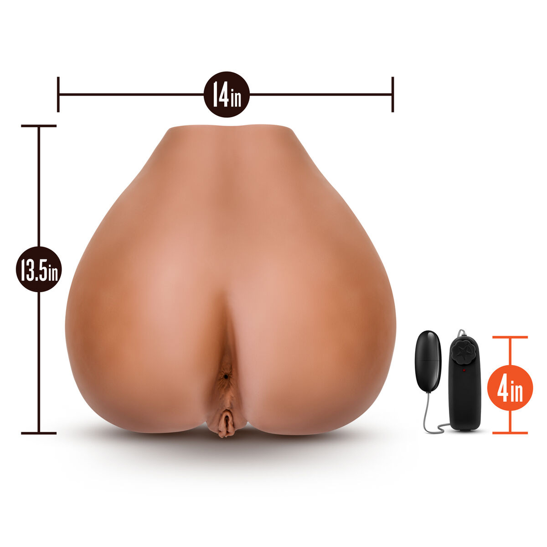 Дупе и вагина Endurance Jack Ass Blush X5 Телесен - Рита
