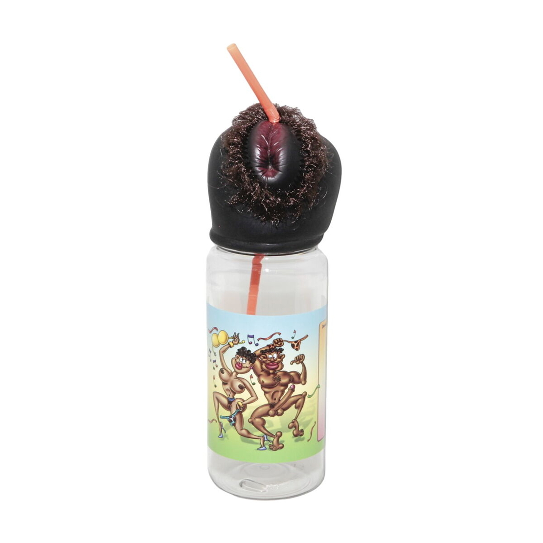 Бутилка с Капак  Вагина и Сламка Divertysex 750 ml
