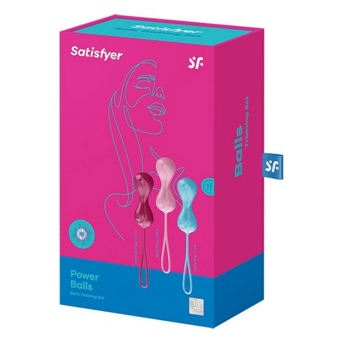 Комплект от три броя Вагинални топчета C02 Satisfyer Power Balls