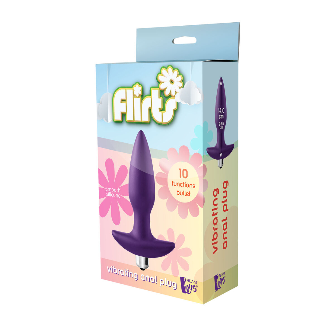Анална вибрираща тапа Dream Toys Flirts Лилава