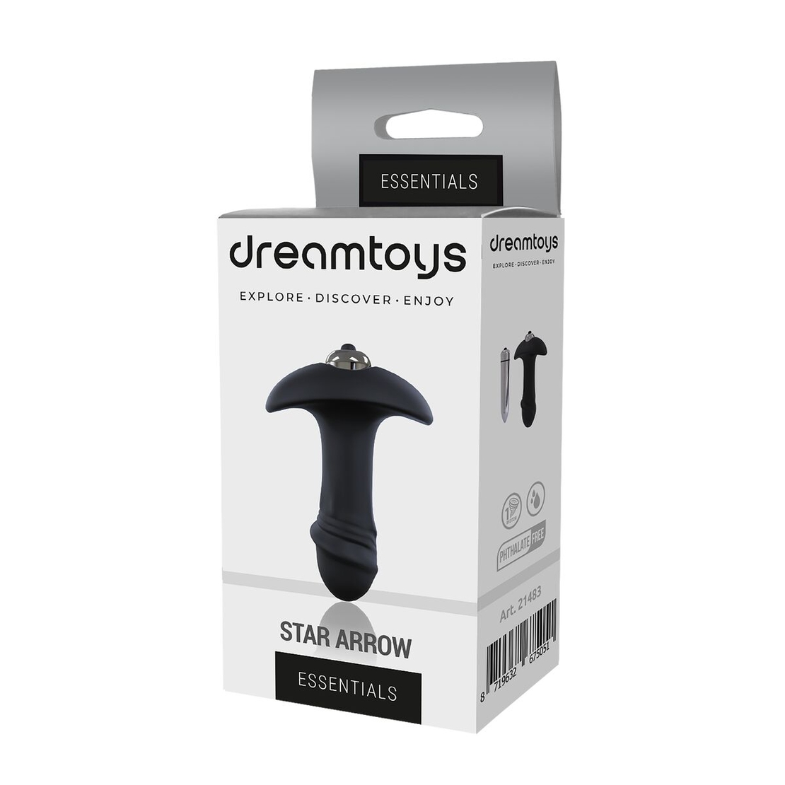 Булет вибратор с калъф Dream Toys Essentials Черен