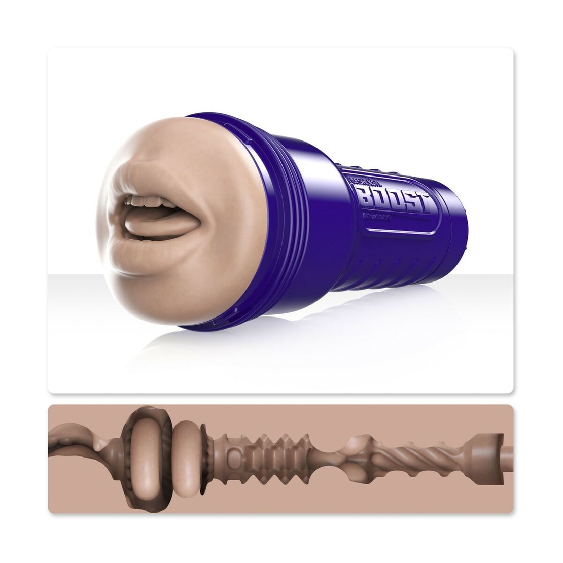 Мастурбато за мъже Уста - Endurance Jack Ass Fleshlight - Телесен