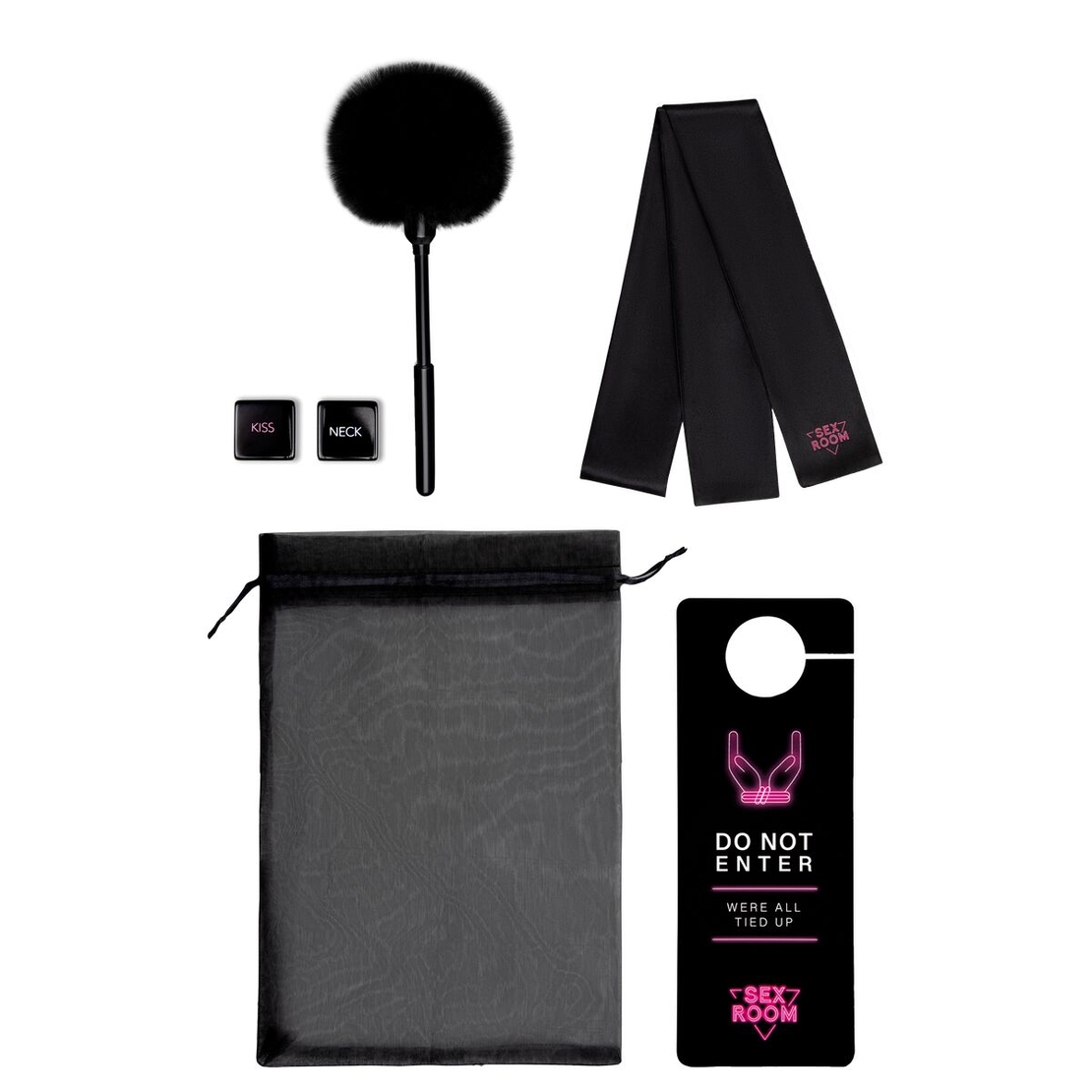 Комлект за двойки Dream Toys Sex Room Raunchy Kit Черен