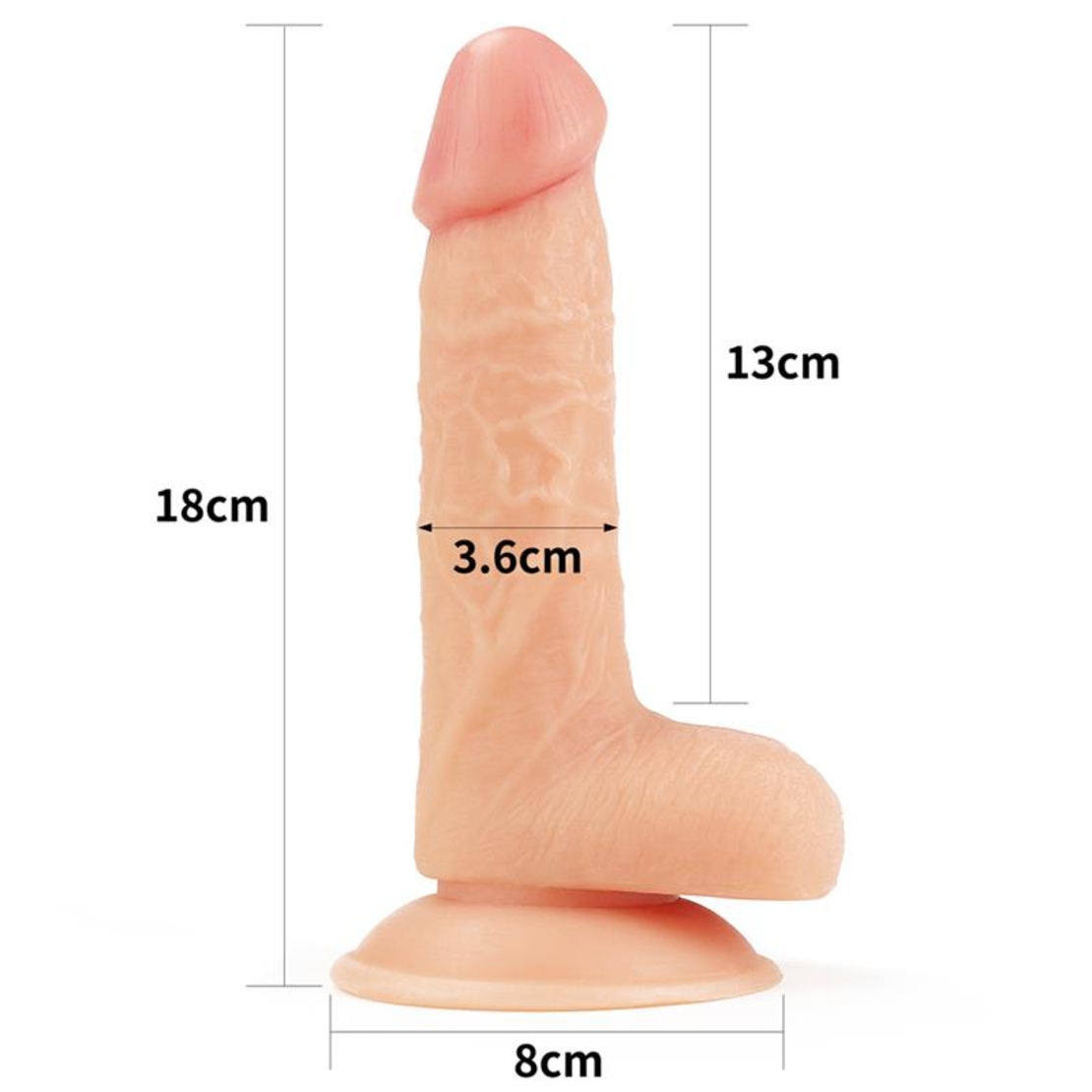 Дилдо LOVETOY The Ultra Soft Dude 8