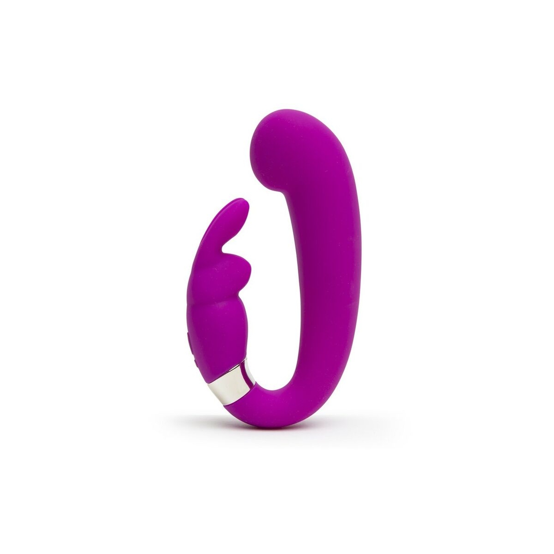 Вибратор заек и за G точка Happy Rabbit G-Spot Clitoral Curve Лилав