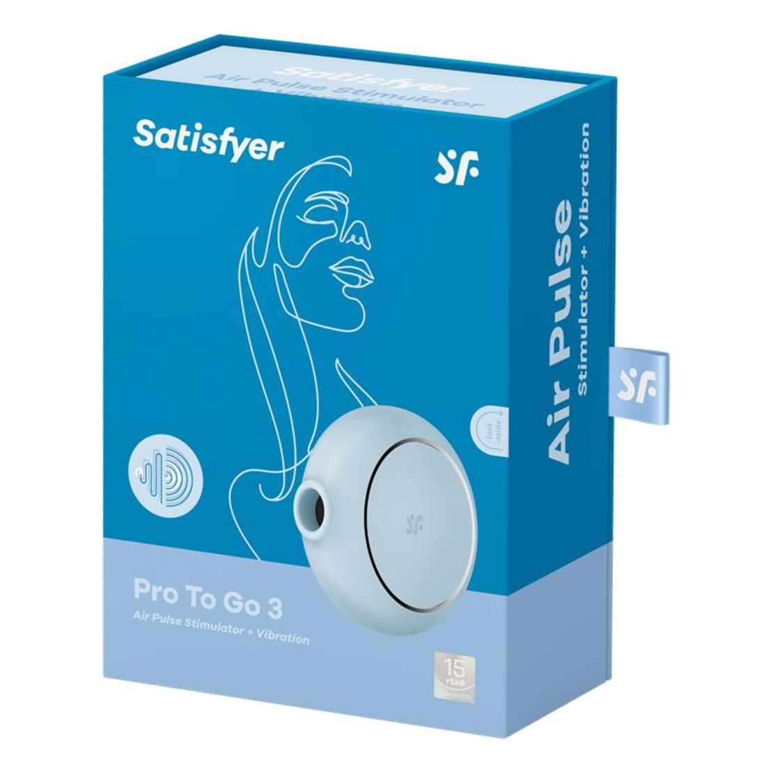 SATISFYER Клиторен стимулатор Pro to Go 3 син