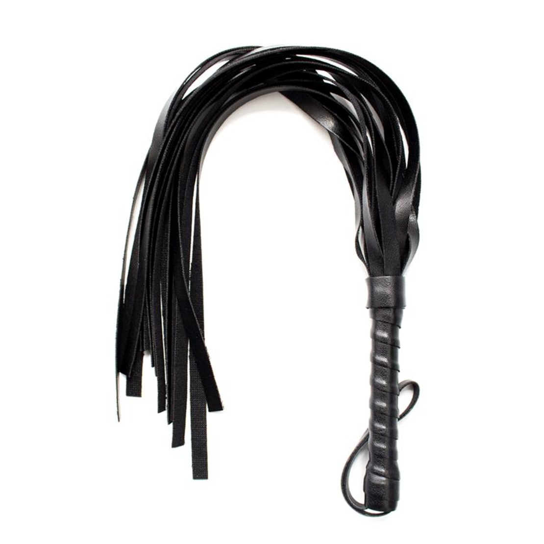 LATETOBED BDSM LINE Камшик 45 см Черен