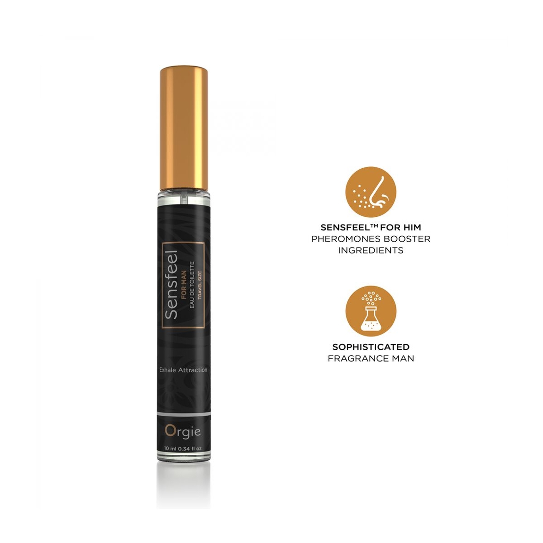 Тоалетна вода С феромони за мъже Rejouissance  Orgie 10 ml Sensfeel