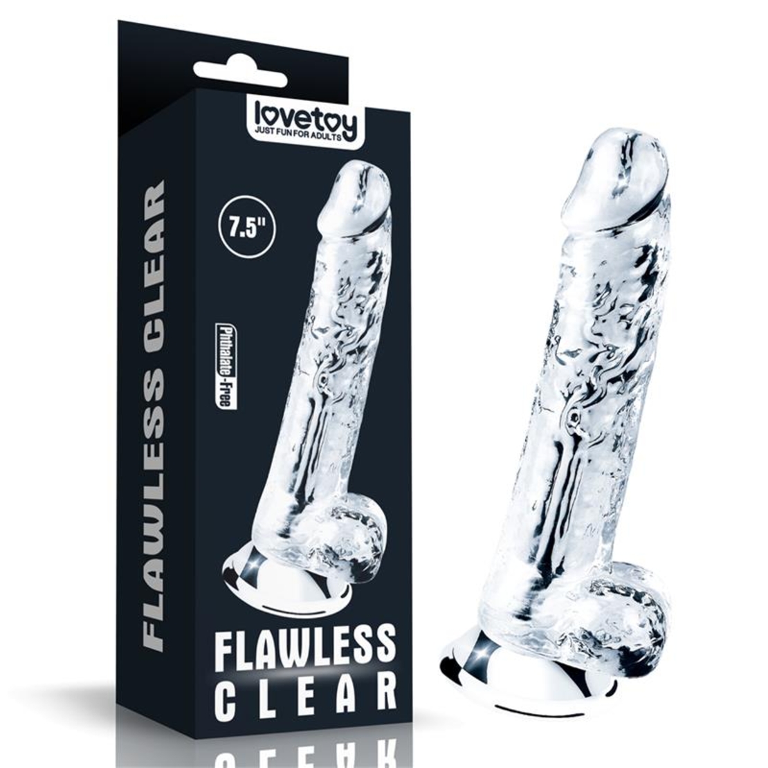 Дилдо LOVETOY Flawless Clear 7.5