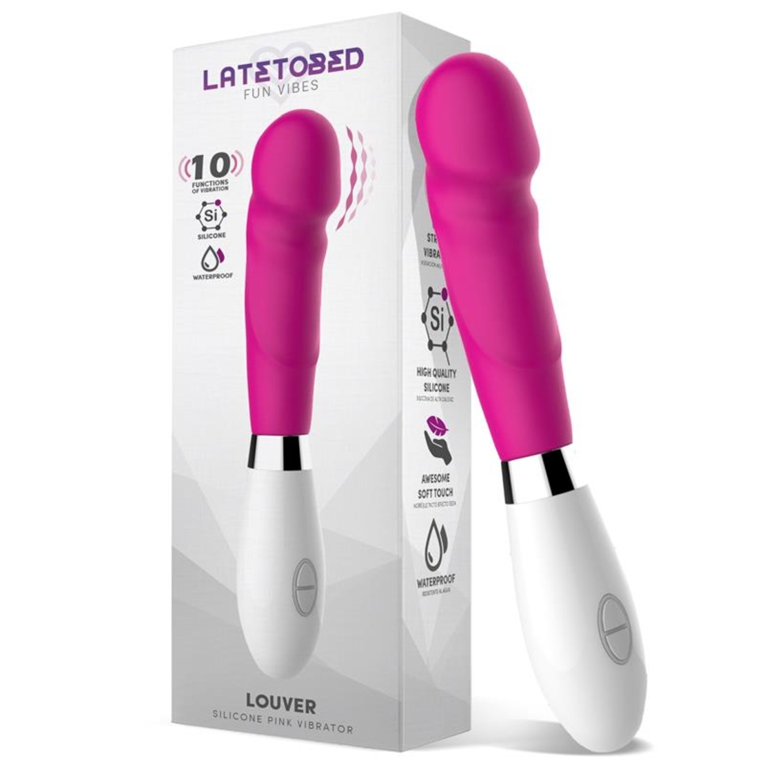 Вибратор Louver Vibe Silicone Pink