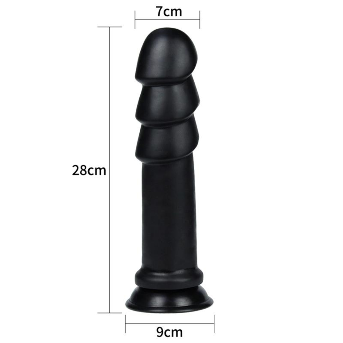 LOVETOY King Size Анални Вълнички – мощно дилдо 28,5 см