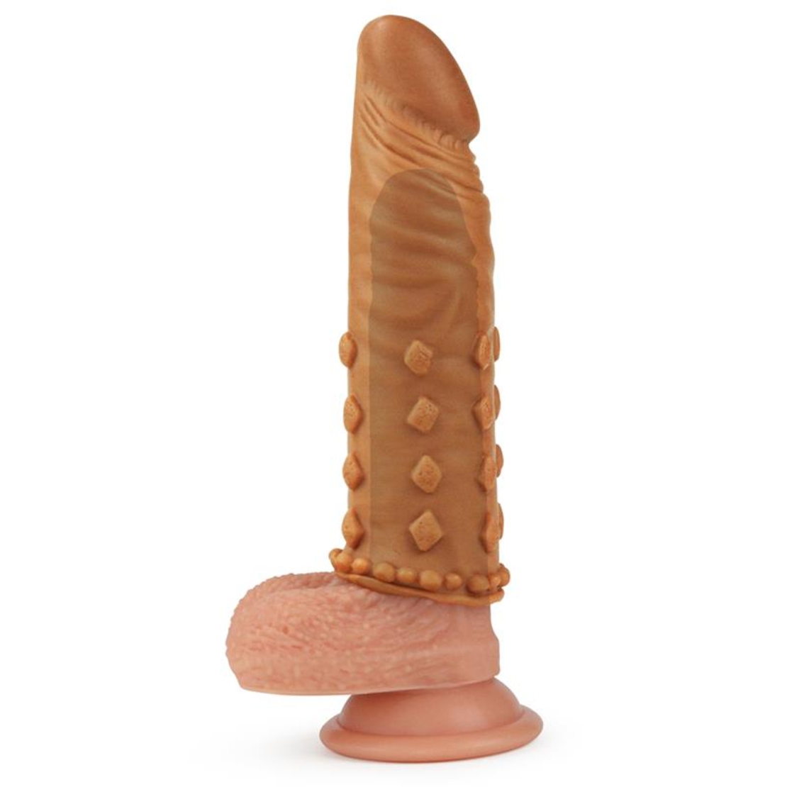 LoveToy реалистичен калъф за пенис | +5 см дължина и +30% дебелина