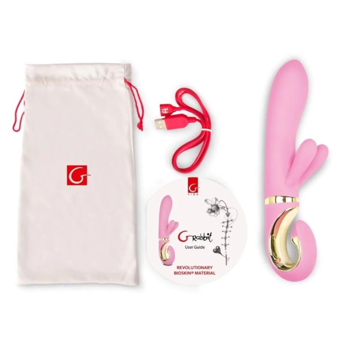 Вибрато Заек за G-точка GVIBE Grabbit Candy Vibe Pink