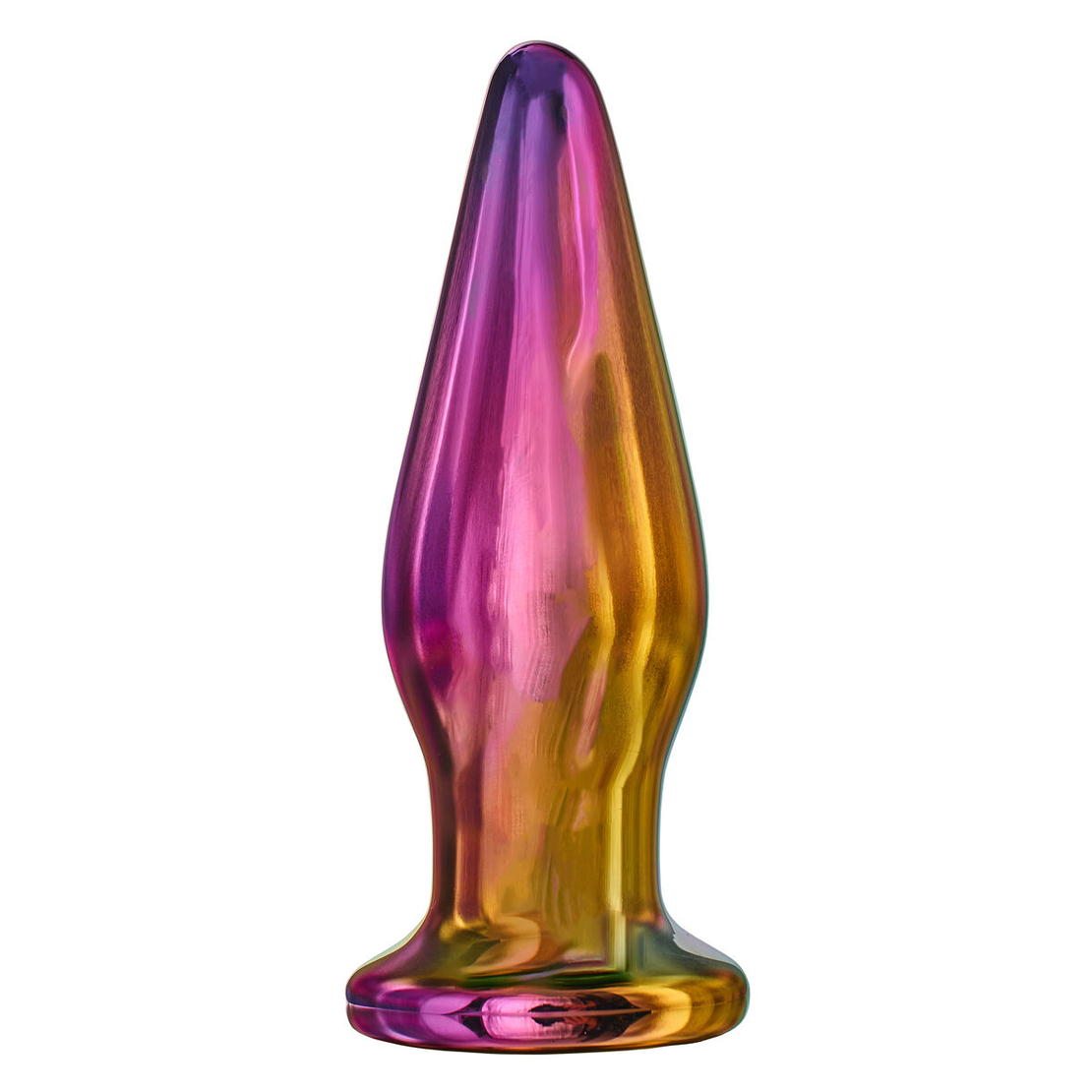 Анална вибрираща тапа с дистанционно Dream Toys Glamour Glass Многоцветна 4,3 см