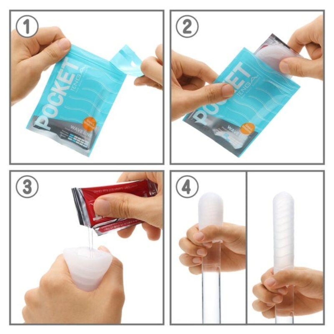 TENGA Мастурбатор Pocket Wave Line
