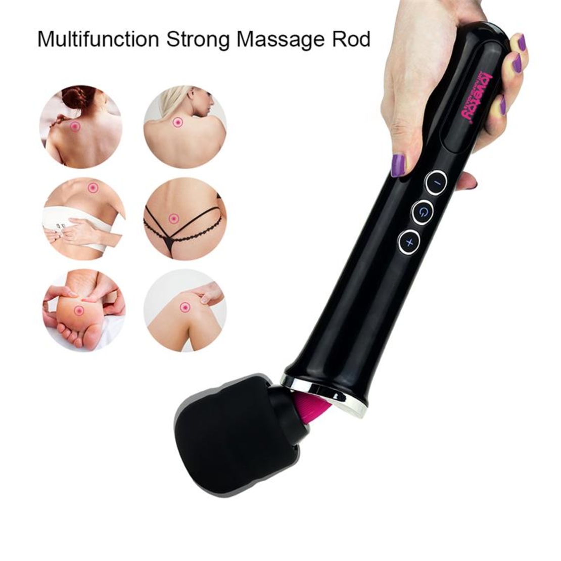Акумулаторен масажор с гъвкава глава LOVETOY Training Master