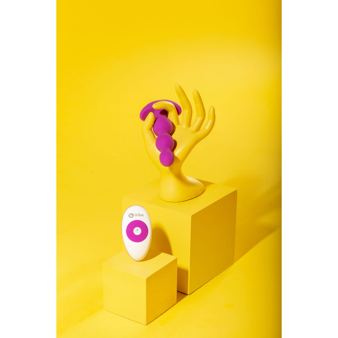 Анални мъниста Triplet Fuchsia B-Vibe 92740 Розов