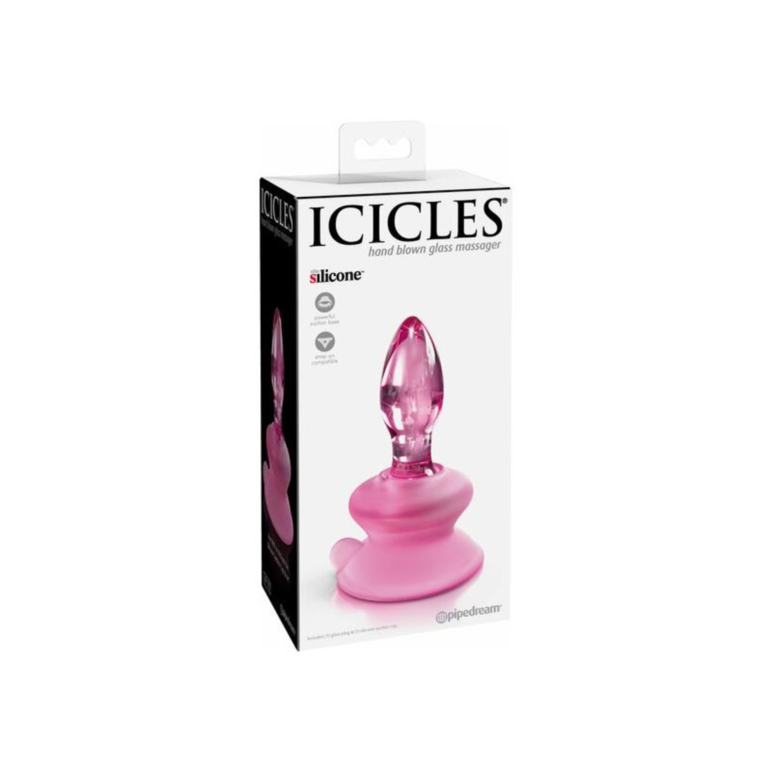 Стъклена анална тапа ICICLES № 90