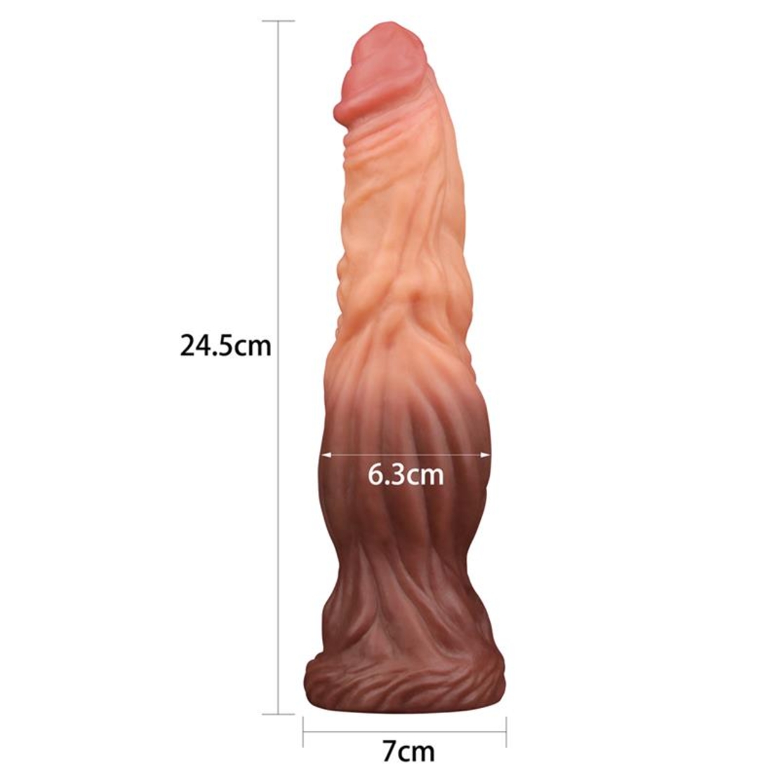 Нестандартно дилдо LOVETOY Nature 9.5
