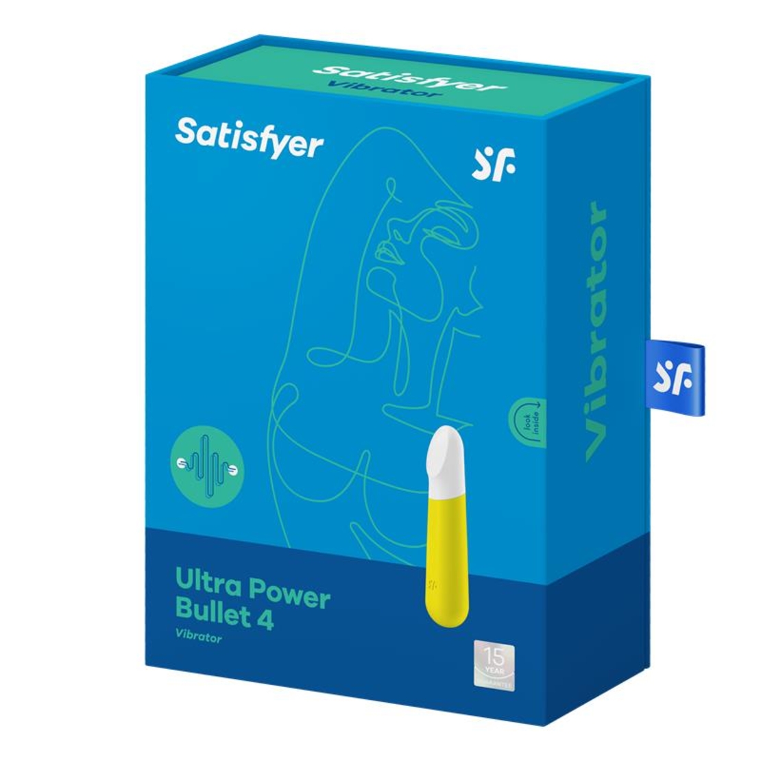 Вибриращ куршум SATISFYER Ultra Power Bullet 4 жълт