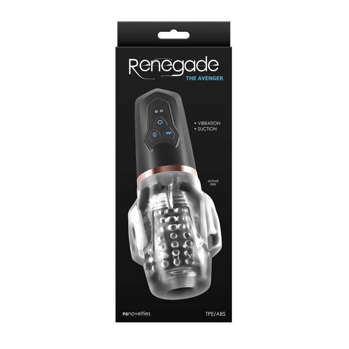 Мастурбатор за мъже - Endurance Jack Ass NS Novelties Renegade Черен
