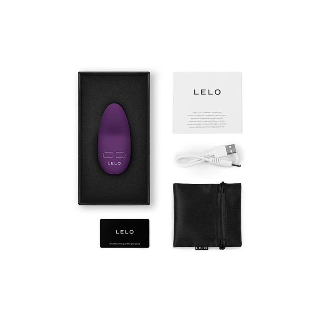 Мощен масажор LILY 3 DARK PLUM