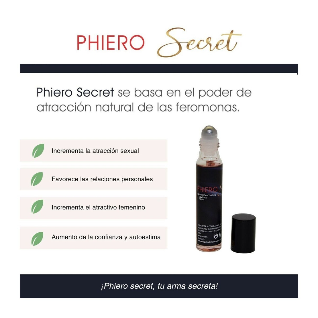 Масажно Масло с Феромони 500 Cosmetics 15 ml