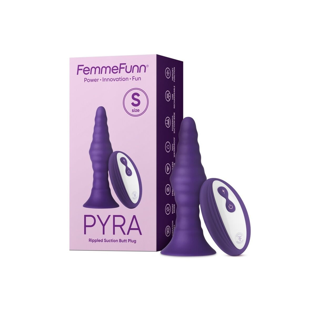 Анална тапа FemmeFunn Pyra Лилав