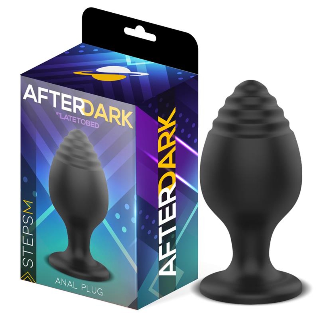 Силиконова анална тапа AFTERDARK Steps, размер M, 7,2 см x 3,5 см