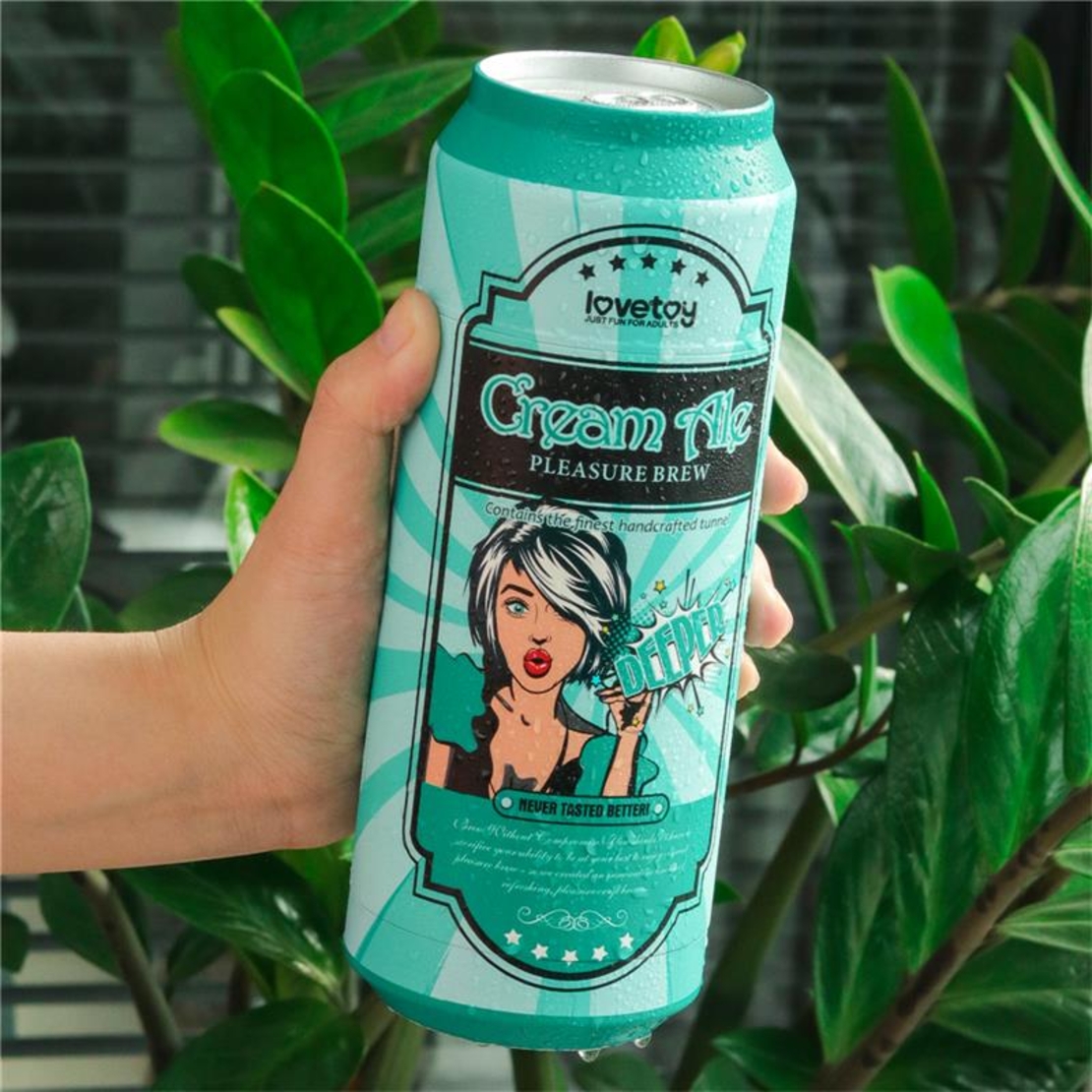 Мастурбатор с форма на бира LOVETOY Pleasure Brew