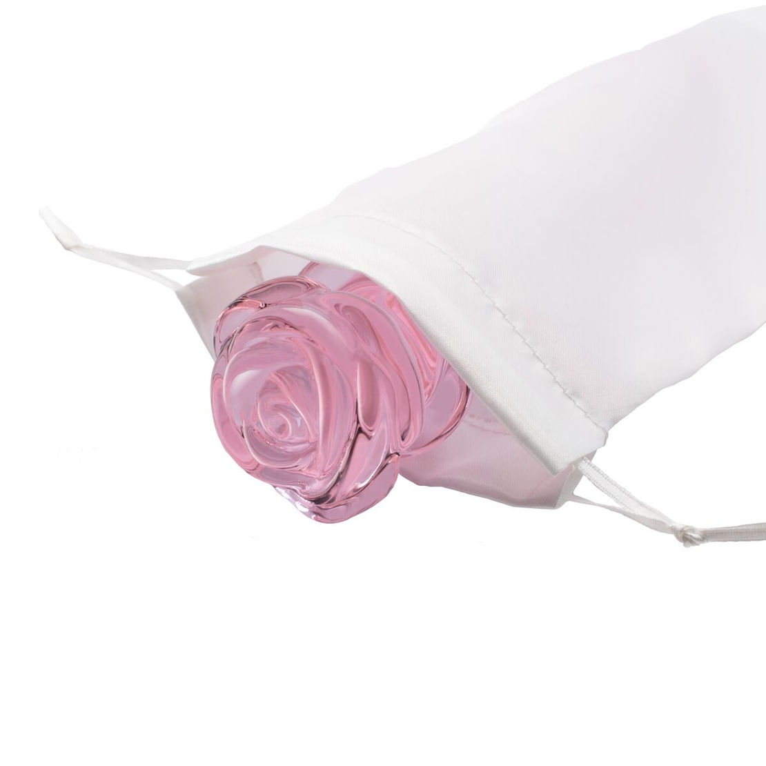 Дилдо Dream Toys Glaze Glass G-spot Роза