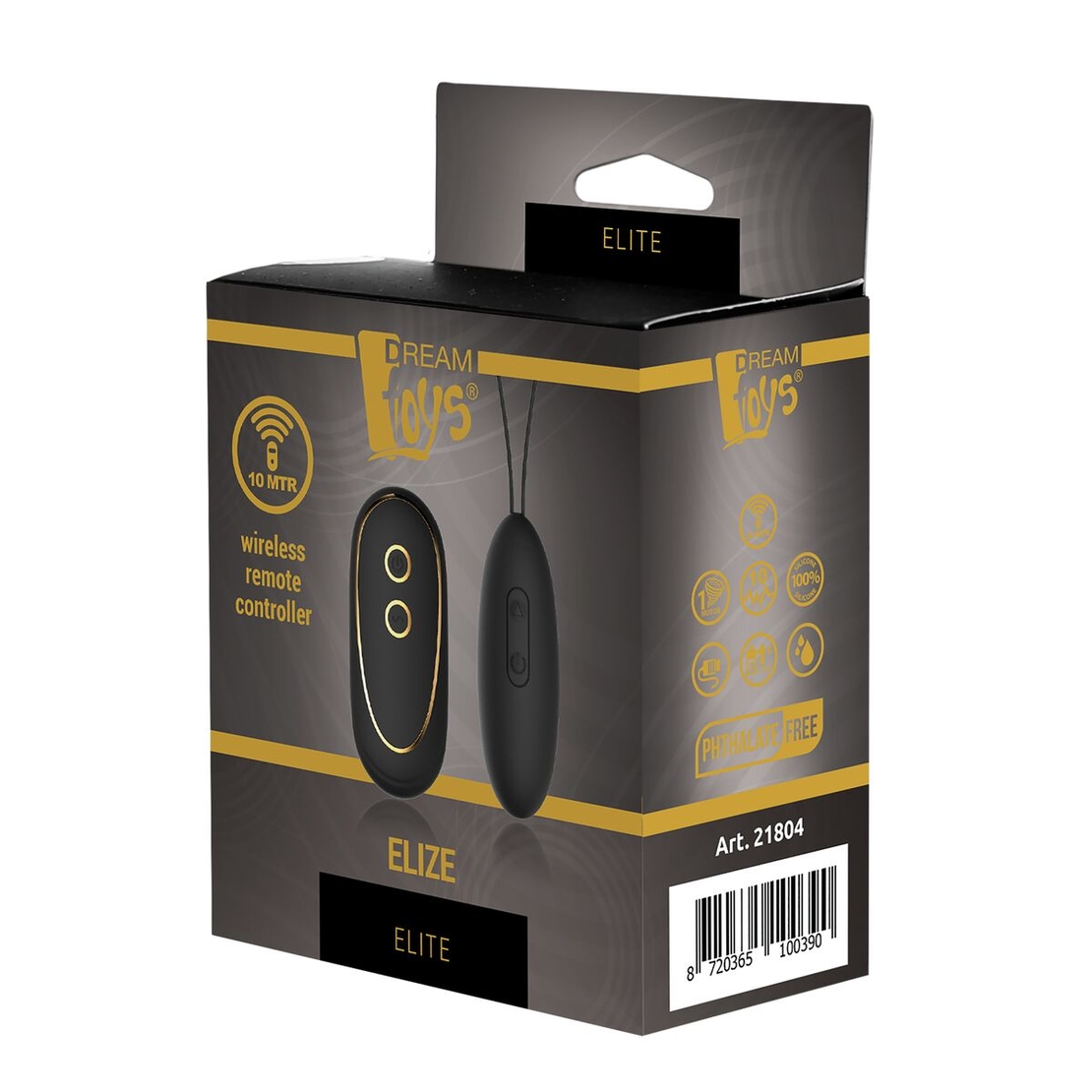 Вибро яйце Dream Toys Elite Черен