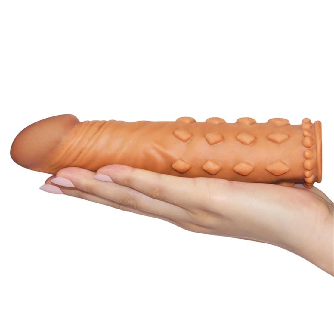 LoveToy реалистичен калъф за пенис | +5 см дължина и +30% дебелина