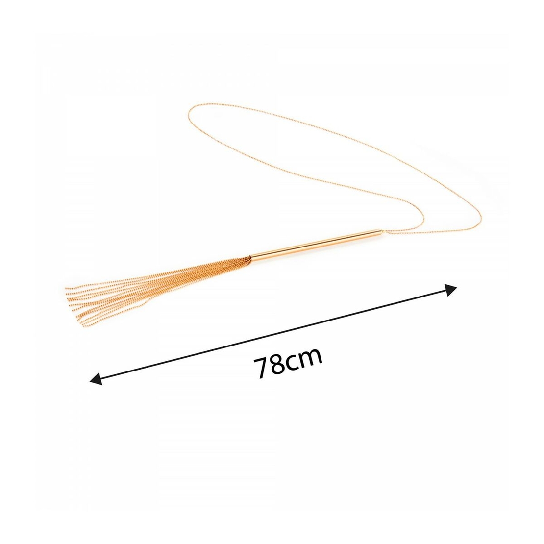 Колие с камшик - Magnifique Whip Necklace Gold Bijoux Indiscrets 10720