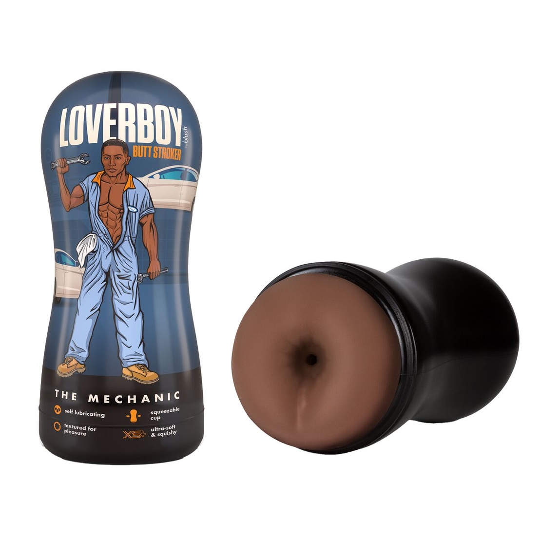 Мъжки мастурбатор Loverboy Blush Brown Кафяв