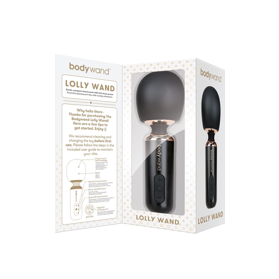 Масажор Bodywand Черен