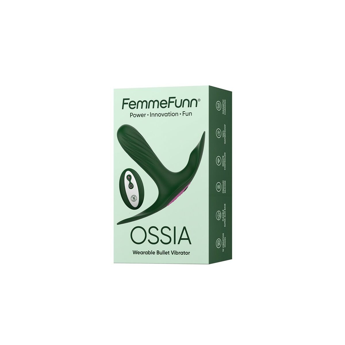 Вибратор LibidoJelly FemmeFunn Зелен