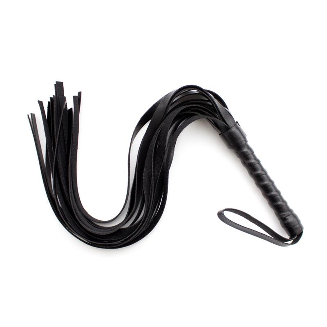LATETOBED BDSM LINE Камшик 45 см Черен