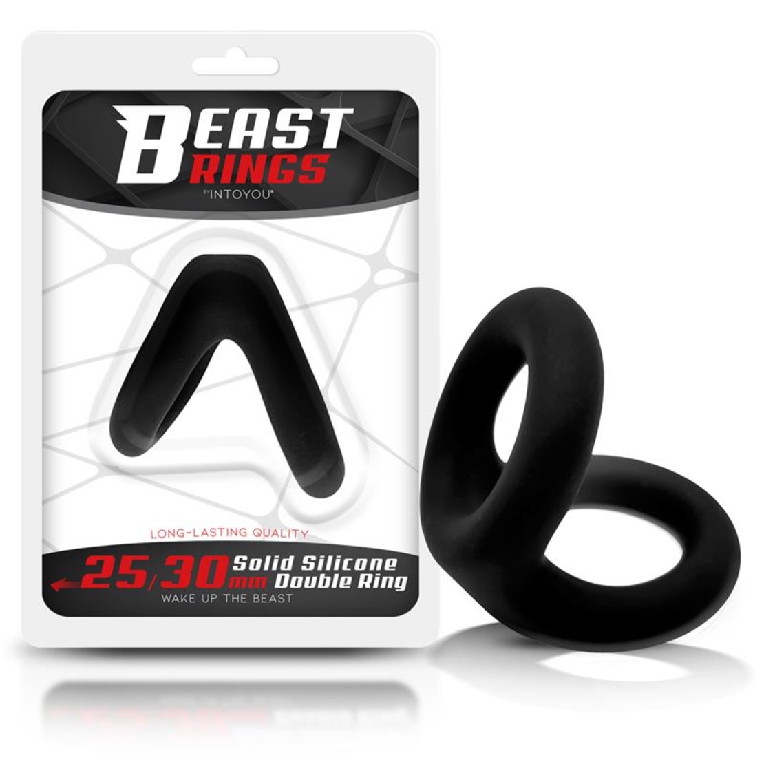 BEAST RINGS Двоен пръстен за пенис 2.5 / 3 см