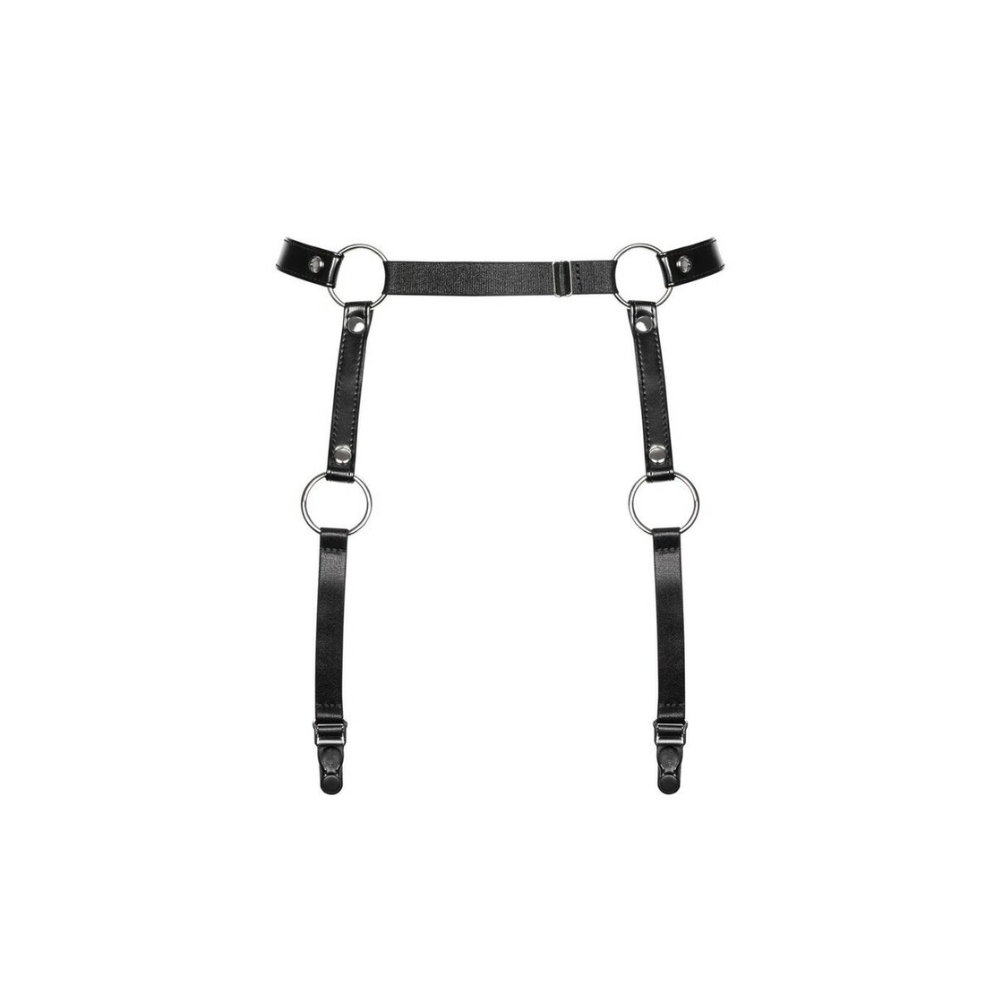Тиранти Obsessive A741 garter belt Черен