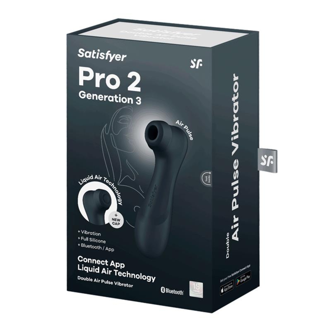SATISFYER Pro 2 Gen 3 Технология за течен въздух Всмукване и вибрация