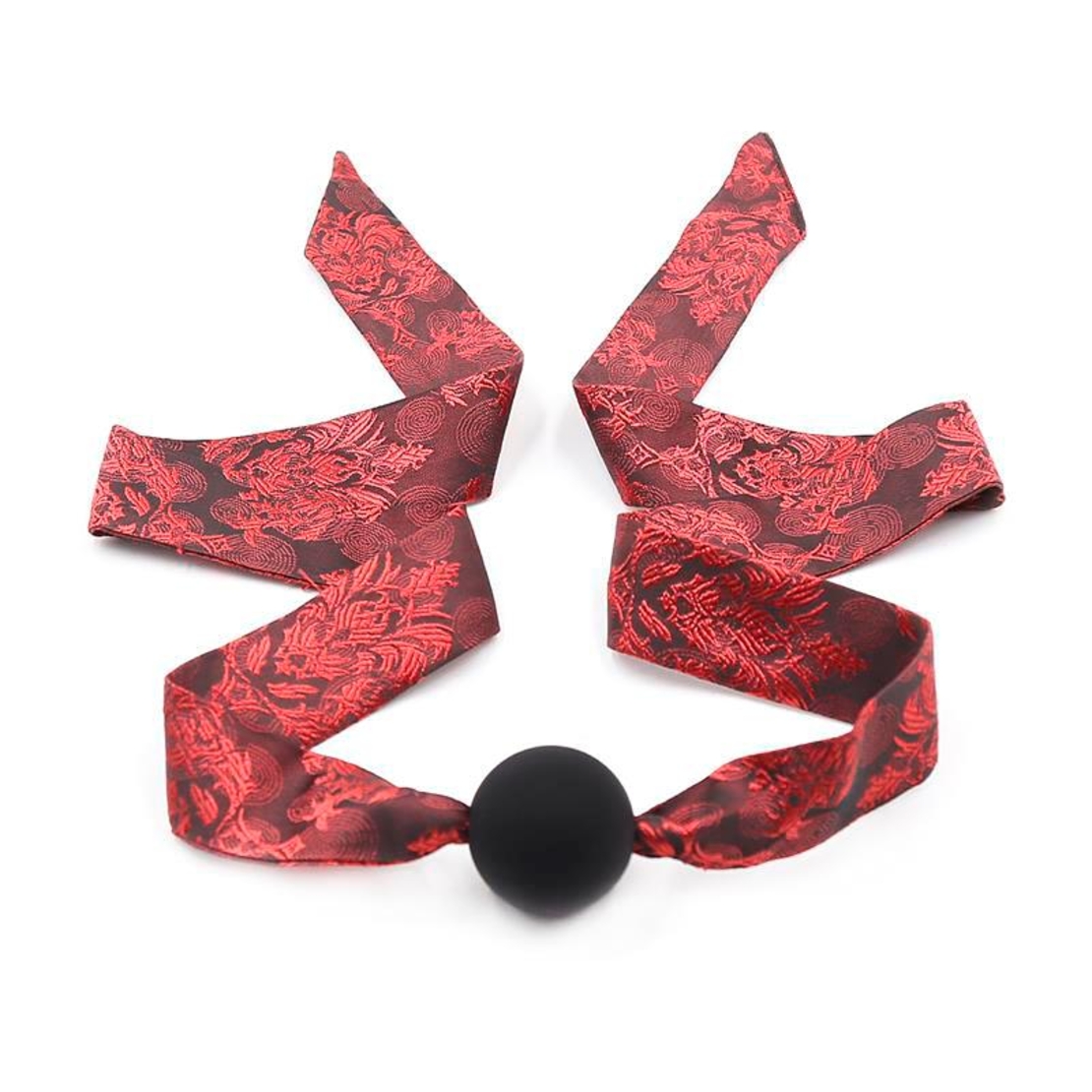 Fetish Addict Silicone Ball Gag Red/Black – Силиконов балгаг