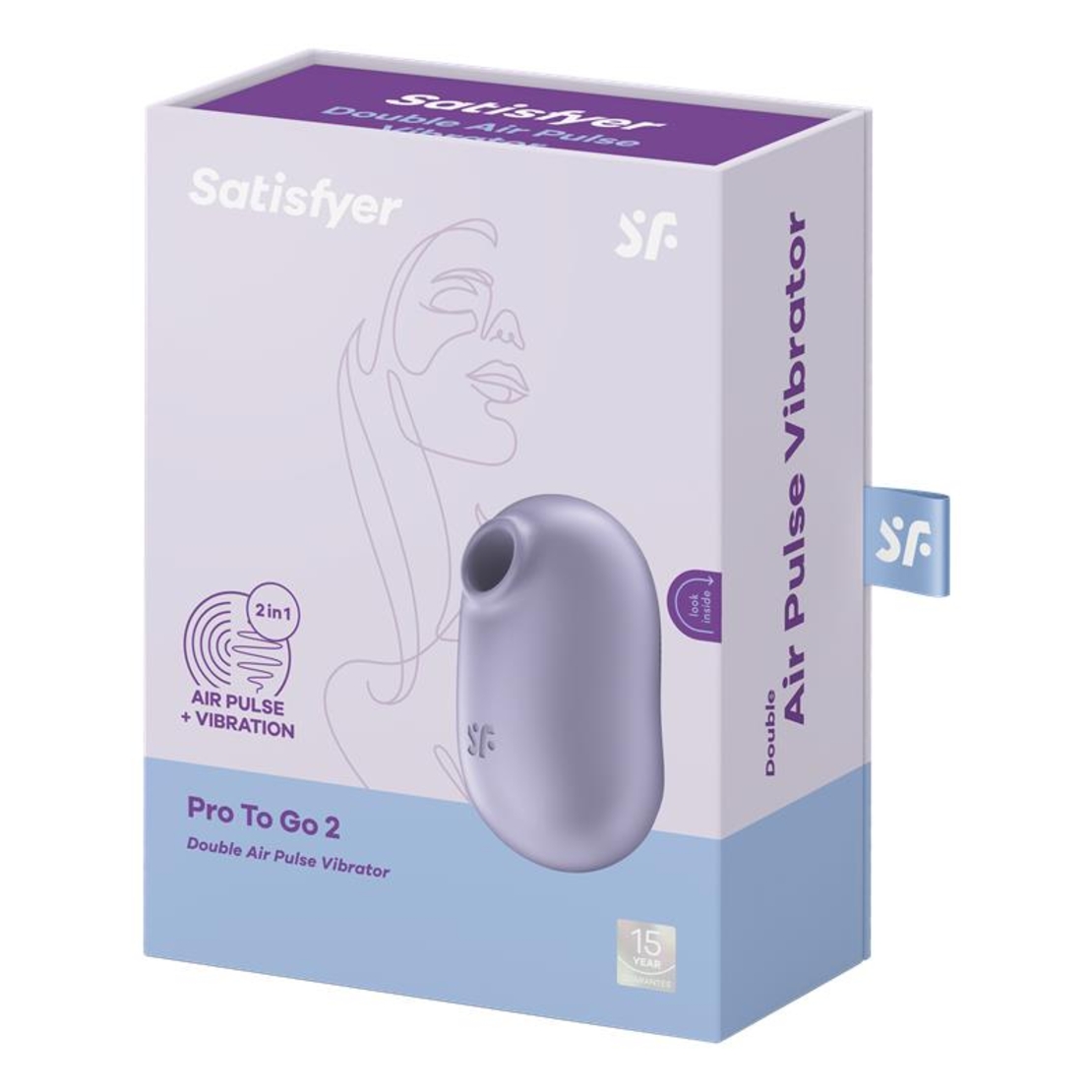 Виолетов стимулатор SATISFYER Pro To Go 2